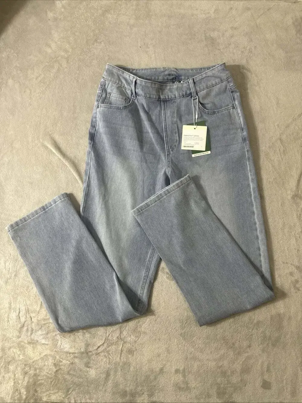 Halara Flex Denim Jeans Women’s Medium Light Wash Straight Leg NWT